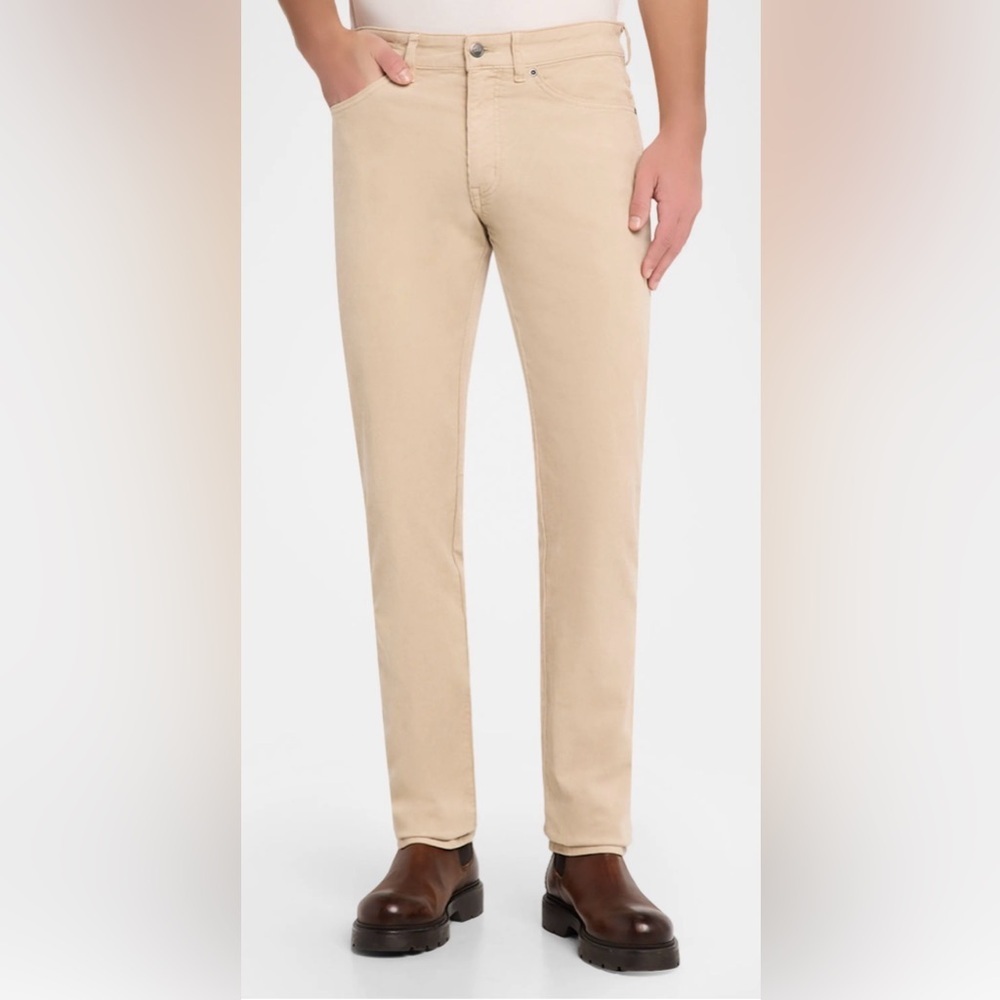 Peter Millar Men's Superior Soft Corduroy Pants Stone 40